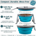 Loving Pets Bella Roma Collapsible Dog Bowls - Image 2