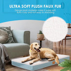 Sunheir Orthopedic Dog Bed for Medium Dogs, Waterproof Deluxe Plush Dog Crate - Image 4