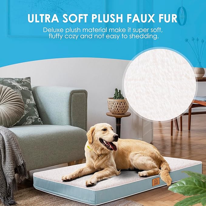 Extra Large Waterproof Dog Bed, Jumbo Orthopedic Dog Beds - Image 4