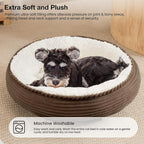 Love's cabin Round Donut Cat and Dog Cushion Bed, 25in Pet Bed - Image 7