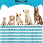 Extra Large Dog Beds, 36 Inch Human Dog Anxiety Relief Comfort Bed, - Image 2