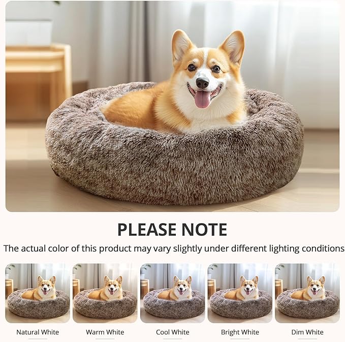 JOLLYVOGUE Calming Dog Bed for Small Dogs - Image 6