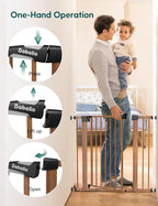 Mom's Choice Award Winner-BABELIO 26-40" Metal Baby Gate - Image 6