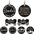 Ultra Joys Stainless Steel Pet ID Dog Name Tag Personalized Front and Back by UltraJoys