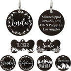 Ultra Joys Stainless Steel Pet ID Dog Name Tag Personalized Front and Back by UltraJoys