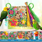 Bird Toys, Parakeet Toys Bird Foraging Toys Grass Mat Climbing Wall - Image 6