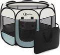 Dog Cat Playpen, Puppy Pet Playpen Indoor by Siedihit