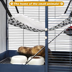 2 Pack Cat Hammock for Cage, Catio Accessories Reversible Soft Cats Bed - Image 6