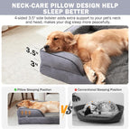 INVENHO Orthopedic Dog Beds Large Sized, XL Washable Dog Sofa - Image 5