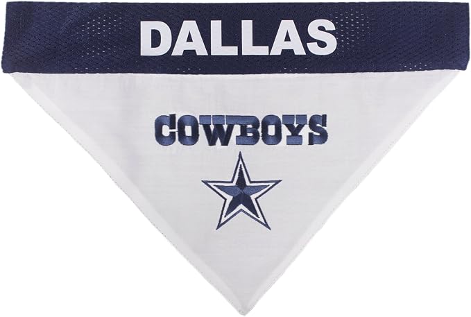 Pets First NFL Dallas Cowboys Reversible Bandana Size XX-Large - Image 3