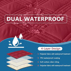 hyha Waterproof Dog Blanket, Reversible Pet Bed Blanket, Soft Sofa Couch Cover - Image 2