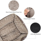 INVENHO Large Dog Bed Rectangle Washable Orthopedic Soft Calming Sleeping - Image 4