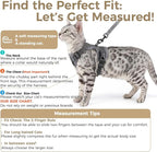 Cat Harness and Leash Set Escape Proof Tactical Extra Large Kitten Harness - Image 2