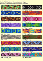 Lupine Small Dog Collar 3/4" Wide Rain Song Adjusts from 9" to 14" - Image 3