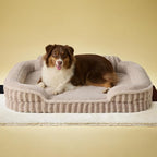 LE SURE Cute Dog Beds Large Sized Dog, Orthopedic Waterproof Large Pet Bed by Lesure