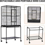 Large Bird Cage, 62.6" H Big Bird Cage - Image 2