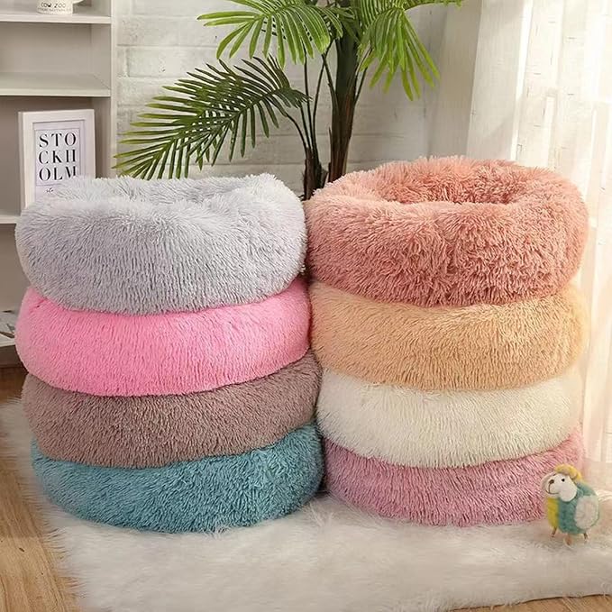 Nisrada Dog Bed for Small Medium Large Dogs Cats, 20 inch Calming - Image 7