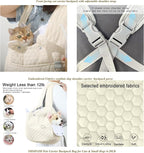 Dog Backpack Carrier for Dogs, Adjustable Strap Cat Carrier Sling, Hands-Free - Image 7