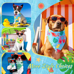 Chunful 100 Pieces Dog Bandanas Bulk Summer Pet Bandanas Pack Triangle Scarf - Image 6