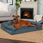 Furhaven Orthopedic Dog Bed for Large Dogs w/ Removable Bolsters & Washable - Image 3