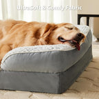 Orthopedic Dog Beds for Large Dogs, Waterproof Dog Bed, Egg Crate Foam Bed for - Image 2