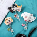callie Personalized Pet Badge Reel - Image 3