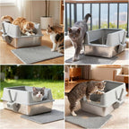 2 Pack Stainless Steel Litter Box, XL Metal Cat Litter Box - Image 7