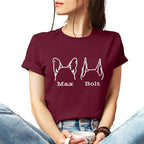 Custom Dog Mom Shirt for Women Pet Ears Sweatshirt by CustomUnique