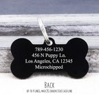 UltraJoys Stainless Steel Pet ID Tag Dog Name Tags Personalized Front and Back - Image 3