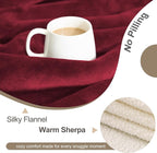 gogobunny Waterproof Bed Blanket, Reversible Sherpa Fleece Throw Blanket - Image 5