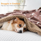 Waterproof Dog Blankets Pet Blanket, Soft Fluffy Sofa Car Bed Protector - Image 5
