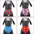 30 Pcs Polka Dot Dog Bandanas for Small Dogs Medium Stitch Dog Bandana Bulk - Image 4