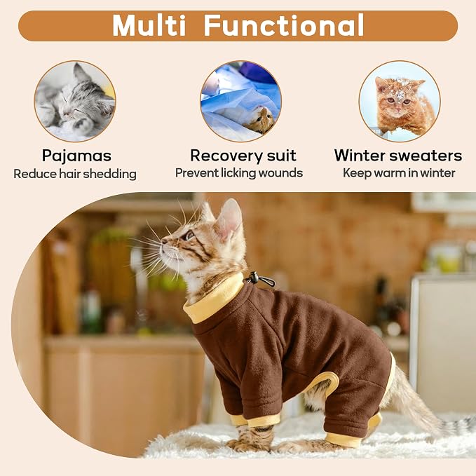 PUMYPOREITY Cat Hair Sticky Shirt – Breathable & Lightweight, Prevents Licking - Image 5