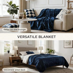 gogobunny Waterproof Bed Blanket, Reversible Sherpa Fleece Throw Blanket - Image 6