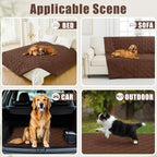 Smiry Waterproof Dog Bed Cover Blanket 68x82, Soft Reversible Pet Blanket - Image 5