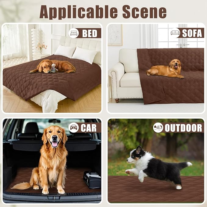 Smiry Waterproof Dog Bed Cover Blanket 40x50, Soft Reversible Pet Blanket - Image 5