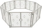 MyPet 8-Panel Paws Petyard, Durable & UV-Resistant Puppy Playpen, by MyPet