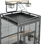 Nova Microdermabrasion 61 Inches Large Bird Cage Play Top Parrot Cockatiel - Image 4