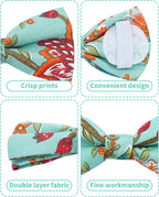 PET SHOW 10 Pack Floral Small Dog Bow Ties Sliding Collar Attachments Puppy - Image 3