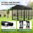 Sino Luban 2PCS Outdoor Dog Kennel Outside Run - Image 3