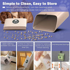 Cat Litter Scooper with Holder, Metal Litter Scoop Includes Portable Small - Image 5
