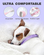 Dynmeow Soft and Breathable Cotton Dog Collar, Durable Adjustable Female Girl - Image 4