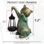 Cat Garden Statue Outdoor Décor - Image 3