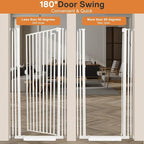 71“ Extra Tall Cat Gate for Doorway: 33.4-37.4” Wide Pet Gate, Auto Close/One - Image 5