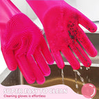 Pecute Pet Grooming Gloves Large, Heat Resistant Dog Washing Gloves - Image 9