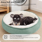 Love's cabin Round Donut Cat and Dog Cushion Bed, 25in Pet Bed - Image 7
