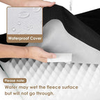 EHEYCIGA Waterproof Dog Bed Orthopedic 35"x23", Memory Foam Pet Bed - Image 2