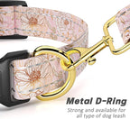 Reflective Dog Collar for Large Dogs, Cute Flower Theme Adjustable Heavy-Duty - Image 5