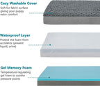 Jumbo Human Dog Bed, Orthopedic Memory Foam Pet Mat, Washable Dog Crate Bed - Image 4