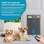 Automatic Pet Door, Dog Door Radar, Timer & Light Sensor Modes, Solar & USB - Image 5
